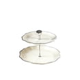 thumbnail image 2 of Multi-Layered Fruit Plates, Stylish Gold & Silver Design for Home Coffee Table, Two or Three Layered Options for Storing Snacks, Fruits, Desserts, Easy to Clean, 9.84x9.84x6.3in, 2 of 6