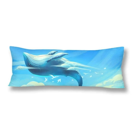 Gckg Huge Dancing Whale Blue Sky Fantastic Cartoon Story
