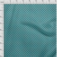 thumbnail image 4 of oneOone Rayon Turquoise Blue Fabric Geometrical Sewing Craft Projects Fabric Prints By Yard 56 Inch Wide, 4 of 4