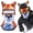 #1, variant on Cat Ski Mask Balaclava Face Sheisty with 3D Ears Funny Animal Mask for Men