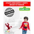 thumbnail image 2 of Sesame Street Elmo Infant Baby Boys 2 Pack Long Sleeve T-Shirts Infant to Toddler, 2 of 5