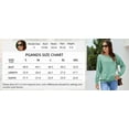thumbnail image 6 of FUNING  Womens Crew Neck Solid/Color Block Sweatshirts Long Sleeve Casual Lightweight Pullover Tops, 6 of 7