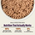 thumbnail image 3 of Chewer's Joy Natural Wet Dog Food Variety Pack, Paté Dinner, High Protein, Beef, Chicken, Salmon, Rice, 12 Cans (85g Each), 3 of 10