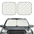 thumbnail image 2 of Fotbe Dancing Dogs 2-Piece Car Windshield Sun Shade | Sun Blocker for Car Windshield | Foldable Automotive Interior Accessories for Sun Protection-Small, 2 of 6