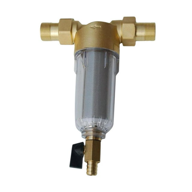 Purificador de agua central de cobre Fácil de limpiar y resistente a la oxidación Acero 158 mm