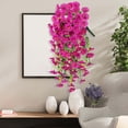 thumbnail image 5 of Elainilye 6Pcs Artificial Vines, Morning Glory Hanging Plants, Plastic Climbing Vines with Hooks, for Patio Decor, Wedding Arch Greenery, Balcony Gardens, Indoor Vertical, Porch Decor, 5 of 5
