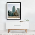 thumbnail image 3 of Downtown Architecture, Detroit - Detroit Michigan Photography Cityscape Architecture Skyline Street Photography Vintage Travel Poster Black Framed Wall Art Print 12 x 16 inches, 3 of 4