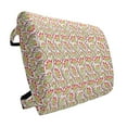 thumbnail image 1 of Art Nouveau Lumbar Pillow, Boho Vibrant Japanese Flower Spring Leaf Foliage Rural Style Art, Soft Back Cushion for Office Chairs with Adjustable Straps, 14" x 13", Multicolor, by Ambesonne, 1 of 7
