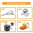 thumbnail image 4 of Set de juegos de cocina para niños Funpynani de 100 piezas con almacenamiento para Apple, 4 of 8