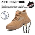thumbnail image 3 of AUXDIQ Safety Trainers Men Women Steel Toe Cap Work Shoes Comfy Construction Industrial Sneakers, 3 of 6