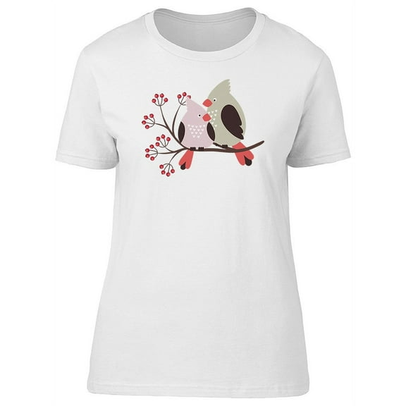Cute Colorful Pastel Spring Bird T-Shirt Women -Image by Shutterstock, Female Small