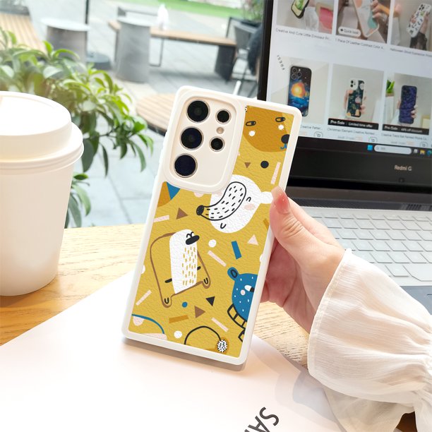 Destaca entre la multitud: llamativa funda mate con estampado de dibujos animados para iPhone 15 Pro Max 14 13 12 Pro 11