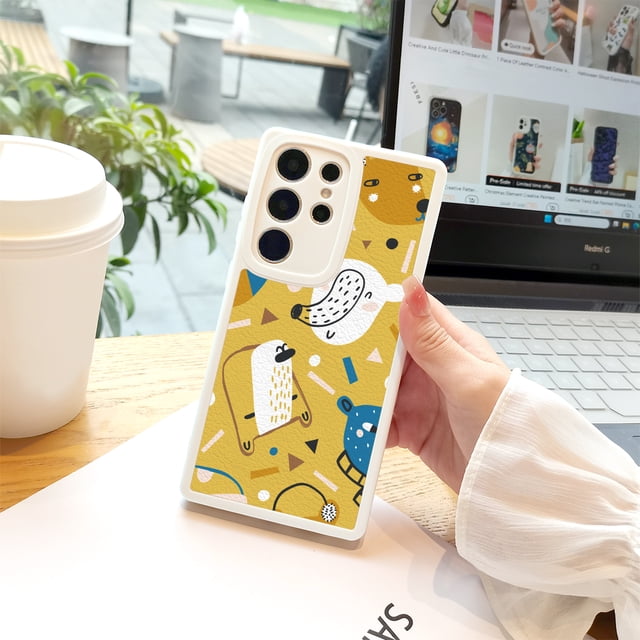 Destaca entre la multitud: llamativa funda mate con estampado de dibujos animados para iPhone 15 Pro Max 14 13 12 Pro 11