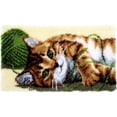 thumbnail image 1 of Vervaco V0150219 Playful Cat - Latch Hook Kit, 1 of 3