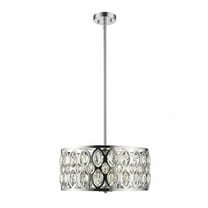 5 Light Chandelier in Metropolitan Style 19.75 inches Wide By 9 inches High-Chrome Finish Bailey Street Home 372-Bel-3173371