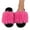 Hot Pink, variant on Slippers for Women 2025 Fall Winter Plush Fuzzy Fluffy Cute Warm Comfort Slip On Slides Indoor House Slippers