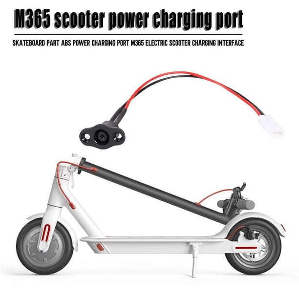Interfaz de carga de scooter eléctrico Puerto de carga de potencia de monopatín para M365