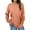Pink, variant on Naughtyhood Women's Fashion Winter Loose Solid Round-Neck Pullover Long Sleeve Tops Blouse