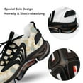 thumbnail image 7 of Floral Pattern Walking Shoes for Men Woman Lightweight Tennis Fashion Elastic Sports Shoes Cushion Basketball Shoes, 7 of 7