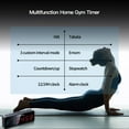 thumbnail image 2 of RUNOW Gym Timer, Rechargeable Interval Timer with Magnetic for Boxing, Tabata, HIIT, EMOM, Countdown/up, Stopwatch, Waterproof Workout Fitness Clock for Home Gym, 2 of 10