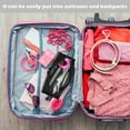 thumbnail image 5 of Threns Hair Dryer Carrying Case Waterproof Hair Dryer Storage Case Portable PU Travel Case Storage Organizer, 5 of 7