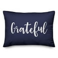 thumbnail image 2 of Creative Products Grateful in Navy 14 x 20 Spun Poly Pillow, 2 of 3