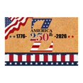 thumbnail image 1 of SIfdSeng Custom Last Name Doormat for 4th of July Patriotic Front Door Welcome Mat with and Design, 1 of 8
