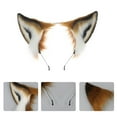thumbnail image 2 of Furry Ear Cosplays Hair Accessory Ears Foxes Headband Cute Plush Headdress for, 2 of 8