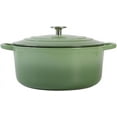 thumbnail image 6 of Enameled Cast Iron Dutch Oven Pot With Lid, 5.5 Quart, for Bread Baking, Cooking, Pistachio Green, 6 of 7