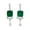 White Gold, variant on 2Ct Lab Created Emerald Drop Wedding Earring for Women 14K Gold Plated 925 Sterling Silver Earring