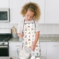 thumbnail image 4 of Fairy Princess Castle Pattern Kids Aprons for Girls and Boys,Adjustable Neck Strap Toddler Aprons for Kids Cooking Baking, 4 of 7