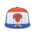 thumbnail image 2 of Men's New Era  White/Blue New York Knicks 2025 NBA Tip Off Split Panel 59FIFTY Fitted Hat, 2 of 5