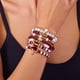 thumbnail image 3 of Pulseras para el día del partido para mujeres y hombres | Pulseras apilables con dijes para fanáticos del fútbol | Regalos de joyería estilo bohemio para mamás futboleras y accesorios de playa para, 3 of 6