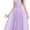 Lilac, variant on Drtj Kid Teen Girls Bridesmaid Dress A-line Scoop Floor-Length Chiffon Sleeveless Dress