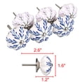 thumbnail image 2 of 6pcs Household Banana Tree Pattern Hand Painted Ceramic Door Knobs Cabinet Drawer Pull Handles, 2 of 7