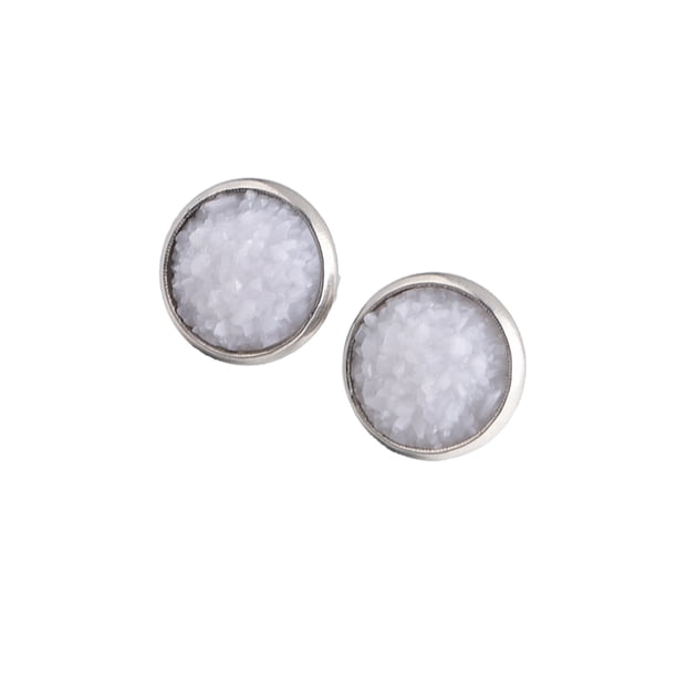 Qarigey 1 par de pendientes de tuerca de acero inoxidable para mujer, regalos para novias y madres, accesorio de joyería para celebración de compromiso Ropa, zapatos y accesorios Miscelánea Tipo 13 Qarigey AP011021-13