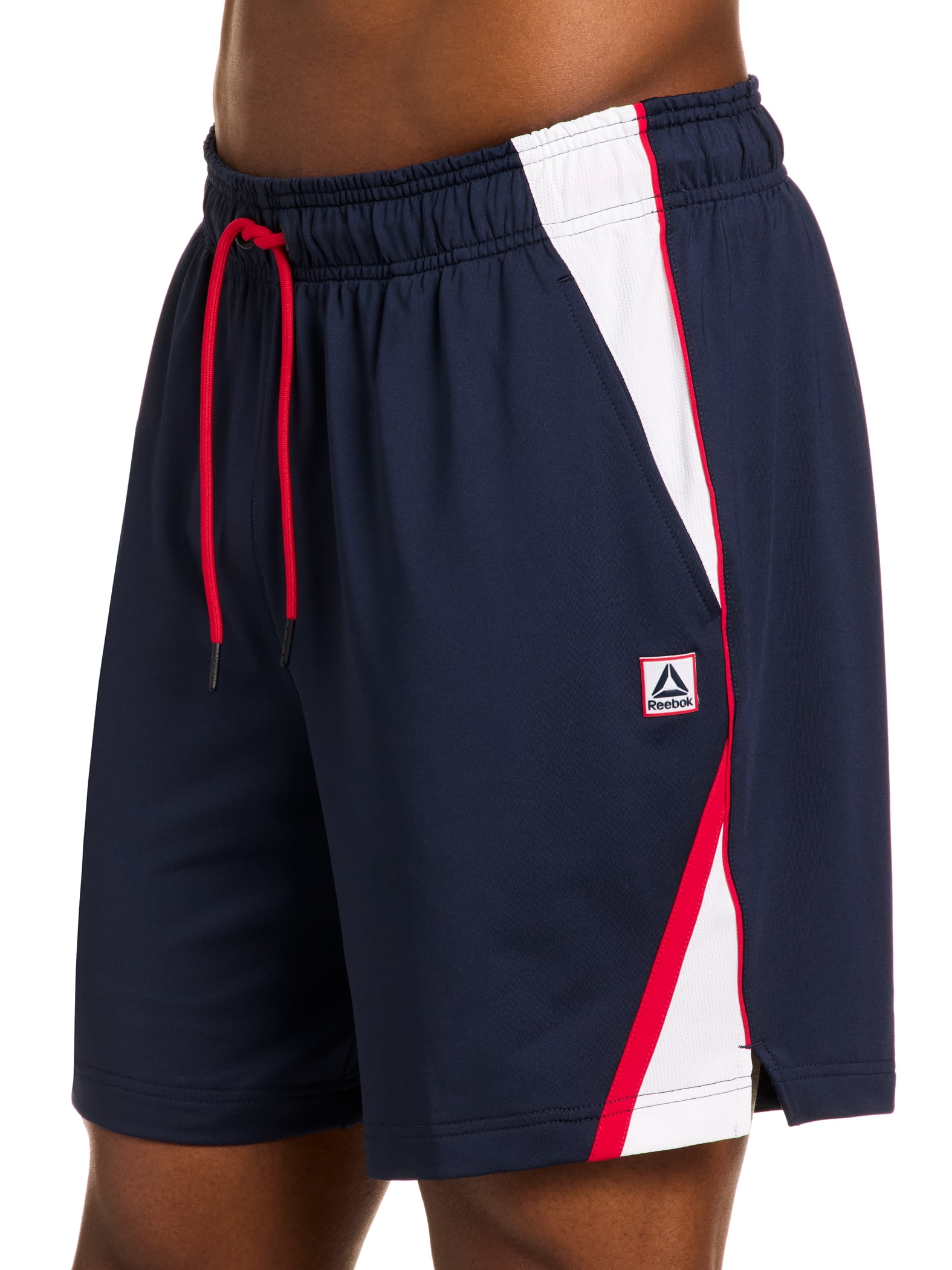 Reebok Men's and Big Men's Baseline Knit Performance Shorts, 7" Inseam, Sizes S-3XL