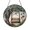 Acrylic 3.5 Inch, variant on Garden Swing Stained Glass Suncatcher – Window Hanging Garden Scene Art1901