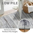 thumbnail image 5 of Washable Hallway Runner Rug for Home: Extra Long Runners for Entryway Living Room Dining Room - Stain and Water Resistant Rugs with Non-Slip Backing - Soft Low-Pile Carpet 2'6''x12' Beige Grey, 5 of 6