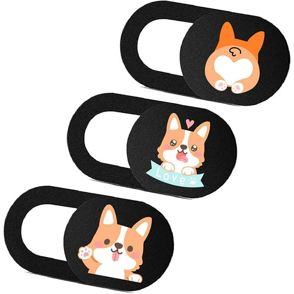 Laptop Camera Cover Slide 3 Pack Slide Computer Webcam Covers for Echo Show, iPad, Tablet, Chromebook, PC - Koji