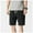 Black Half Shorts Pants G, variant on safuny Short Pants for Men Comfy Lounge Casual Fashion Fall Spring Trousers Soft Relaxed Fit Casual Wear Elastic Waist Solid Color Half Shorts Pants with Pocket Black XXL