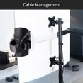 thumbnail image 2 of VIVO Dual Ultrawide Monitor Desk Mount, Adjustable Stand for 2 Screens up to 45", 2 of 8
