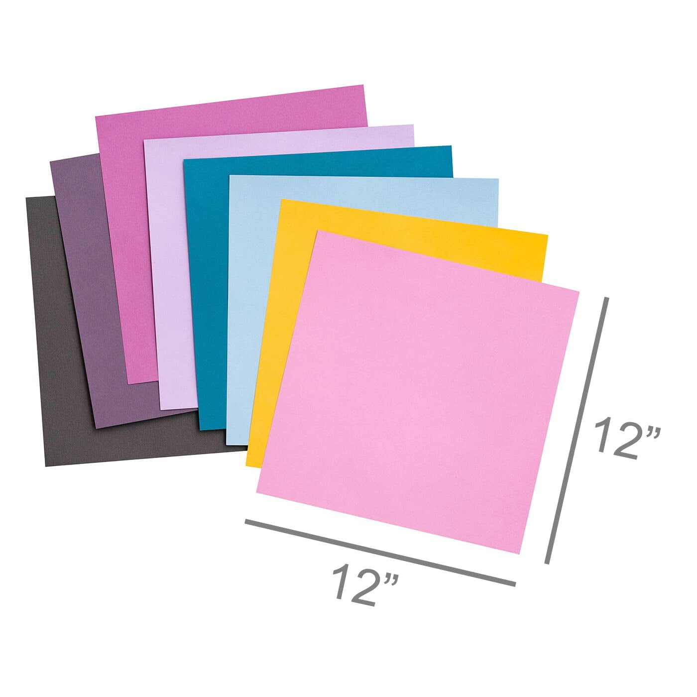 Burano CYCLAMEN PINK (58) - 12X12 Cardstock Paper - 92lb Cover (250gsm) - 5