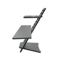 thumbnail image 3 of Wooden Standing Desk, Laptop Desk Attachment Height Adjustable Stand Table Raiser for Home, Office (Black), 3 of 5
