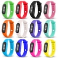thumbnail image 3 of Reloj de pulsera inteligente deportivo con pantalla, rastreador de pasos, podómetro, reloj de pulsera, 3 of 5