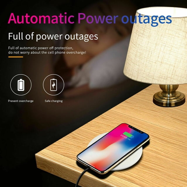 Wireless Charger Pad Portable Travel Mobile Phone Charger For iPhone 11Pro XS X Max 8 Plus Samsung S10