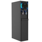 Drinkpod Pro 6 Series Bottleless Hot & Cold Water Cooler Dispenser with 3 Stage Purification, Complete Installation Kit & Cafe Connect, Black