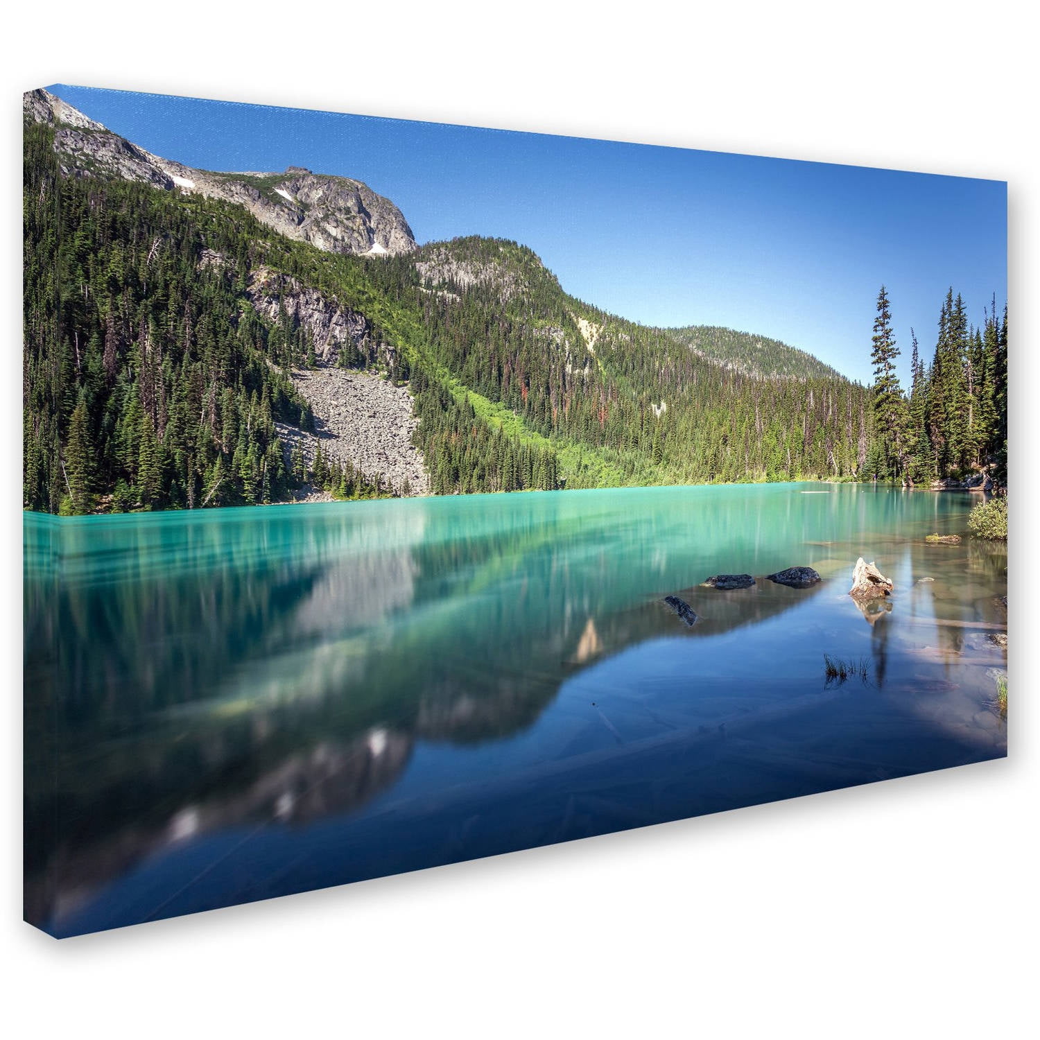 Trademark Fine Art 'Blue Joffre Lakes' Canvas Art by Pierre Leclerc