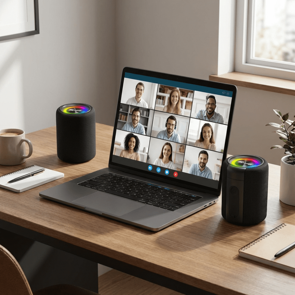 DCOWO S11Plus 2-in-1 Wireless Bluetooth Speaker Features 360 ° Surround Sound And 15 Hour Battery Life Ldeal For Office Gatherings And Camping