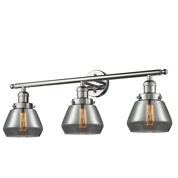 Innovations 3-LT LED Fulton 30" Bathroom Fixture - Polished Nickel - 205-PN-G173-LED